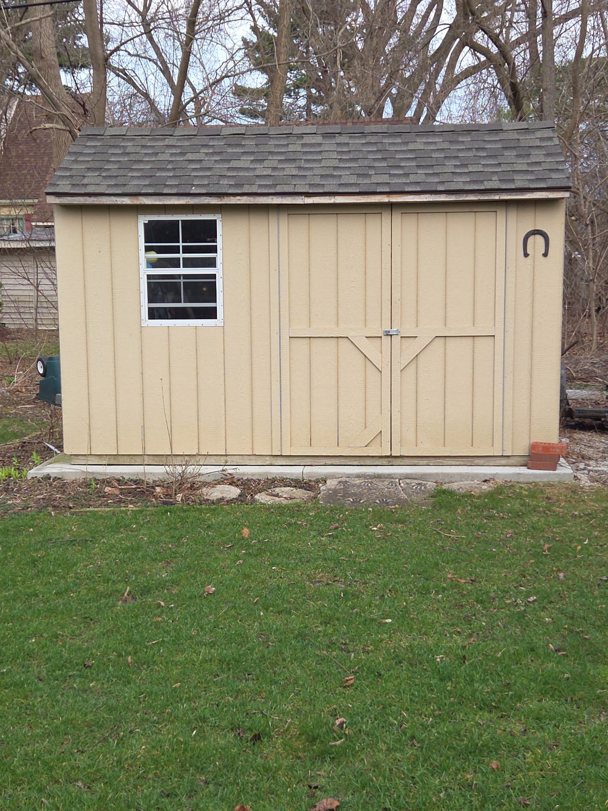 Shed before repainting